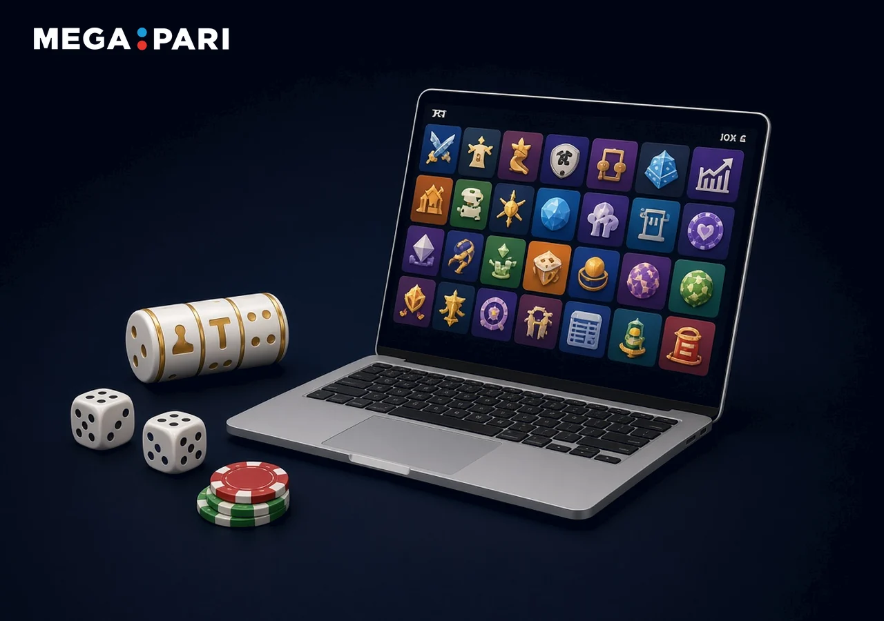 Sezione giochi del casinò: Megapari
