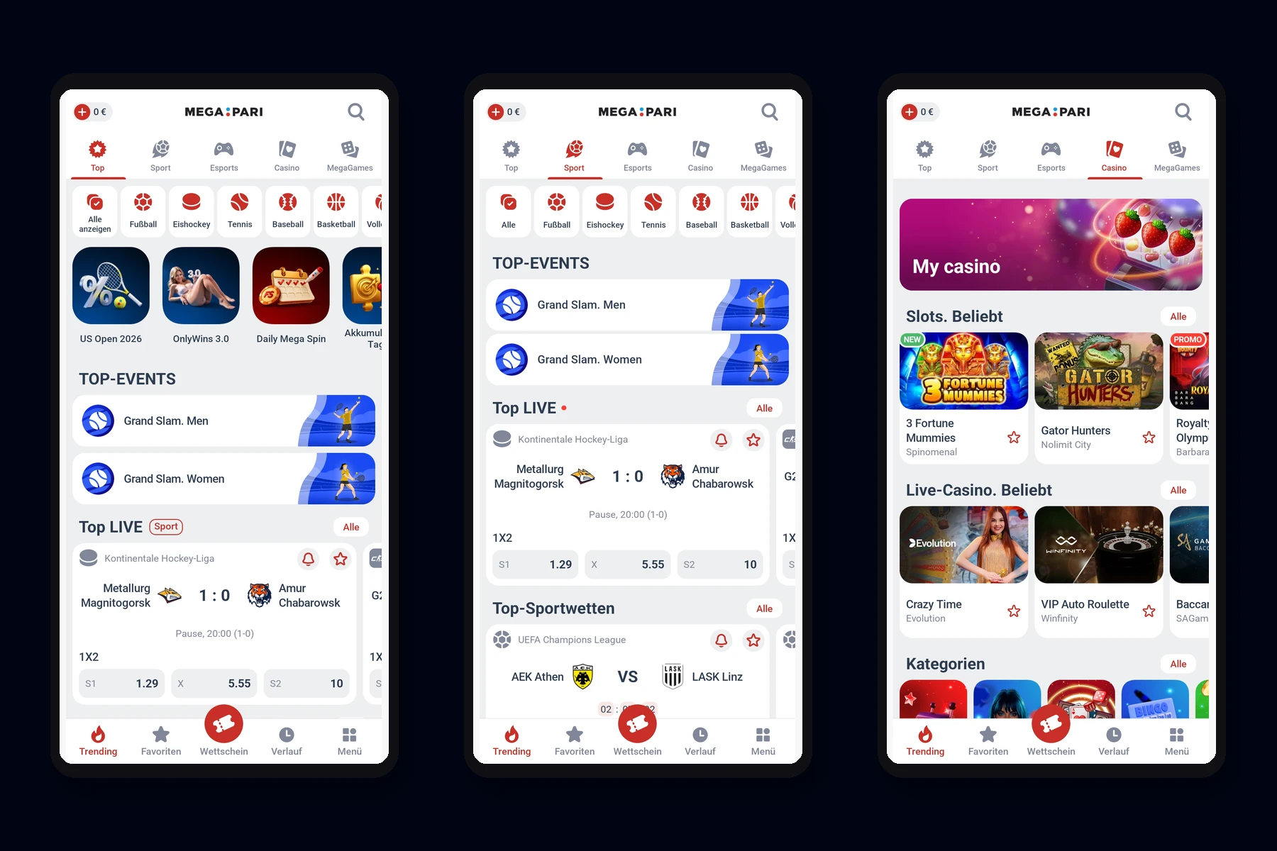 come si installa l'app Megapari su Android